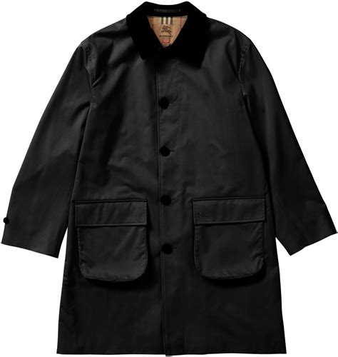 supreme burberry leather collar trench|Supreme x Burberry: Apparel & More .